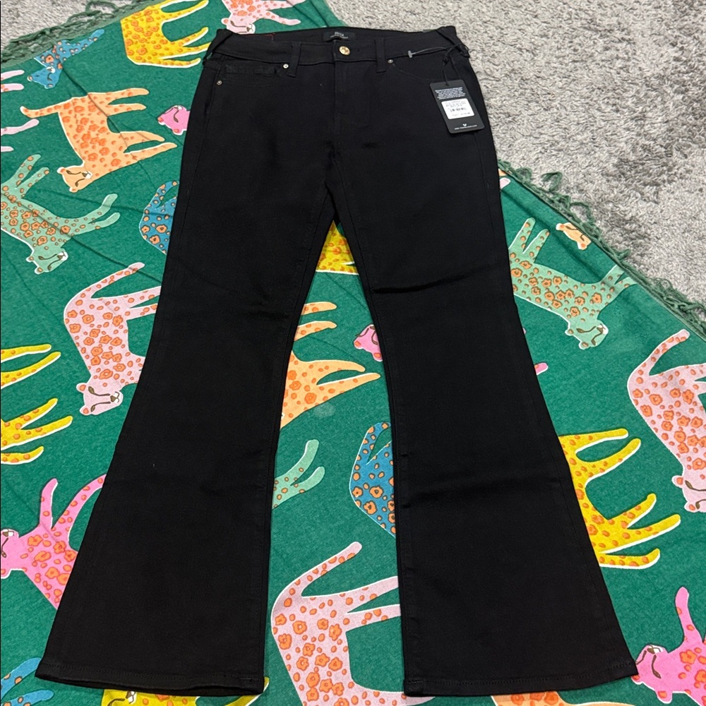 NWT True Religion Becca Studs Bootcut Jeans 27 - Picture 2 of 7